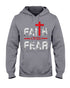 Faith over Fear Hoodie Sweatshirts Fuel S Sports Grey