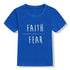 Faith Over Fear Kids Shirt soft Kids T-shirt To God be The Glory Creations 53L2-KSTBU- 12M