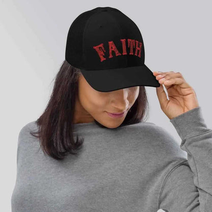 Faith Trucker Cap hat To God be The Glory Creations
