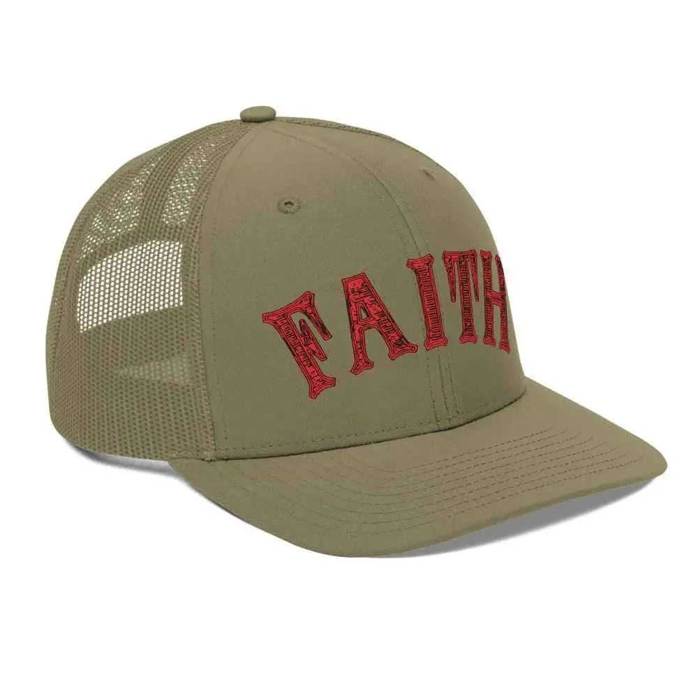 Faith Trucker Cap hat To God be The Glory Creations