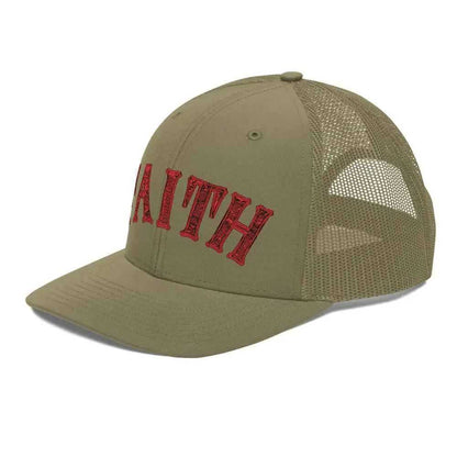 Faith Trucker Cap hat To God be The Glory Creations