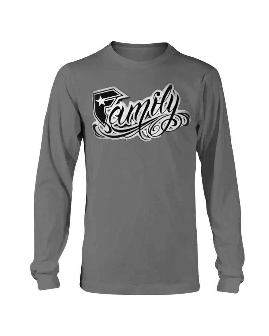 Family Long Sleeve soft shirt unisex Shirts Fuel Charcoal S