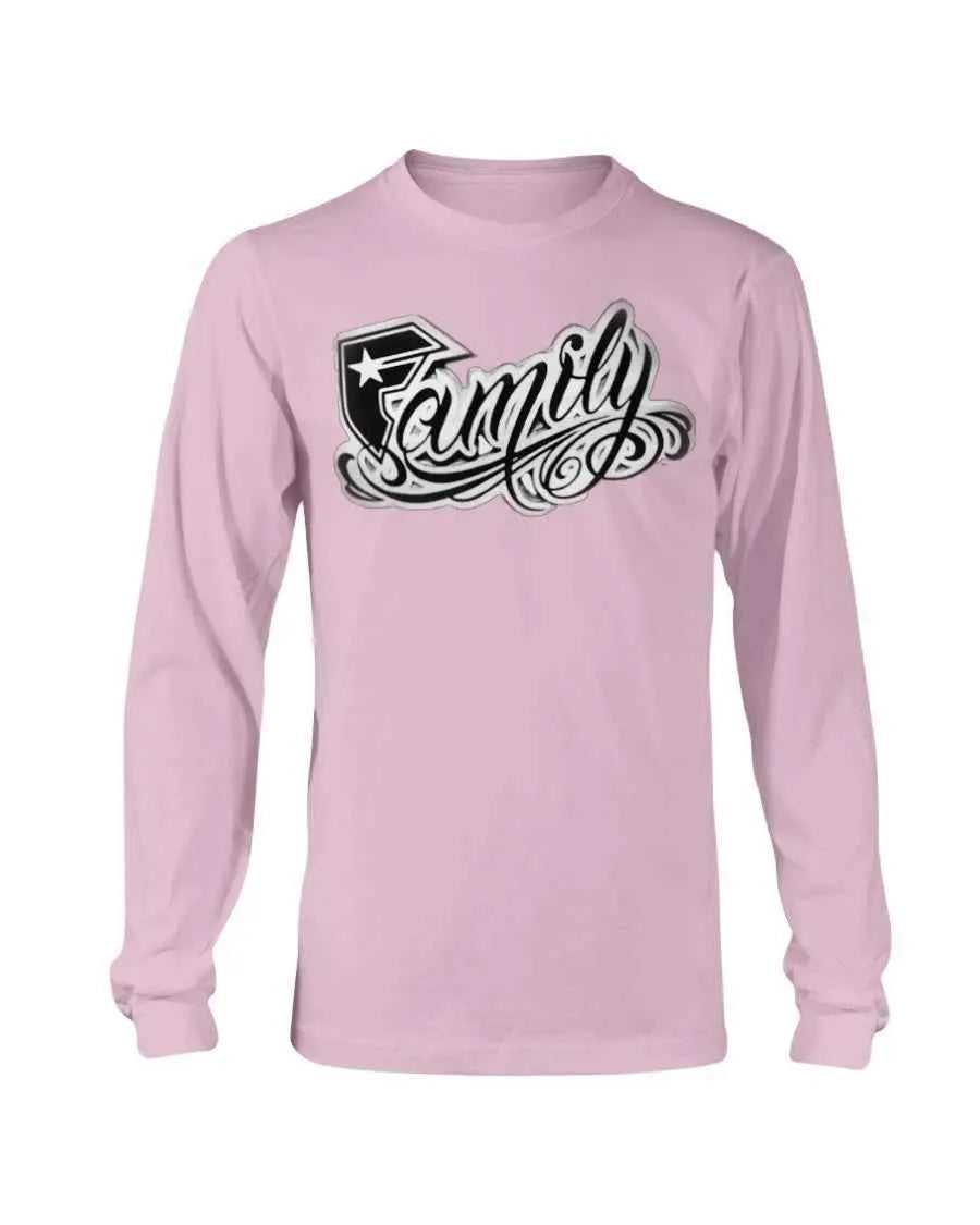 Family Long Sleeve soft shirt unisex Shirts Fuel Classic Pink S