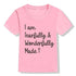 Fearfully and Wonderfully Kids Shirt To God be The Glory Creations H793-KSTPK- 12T