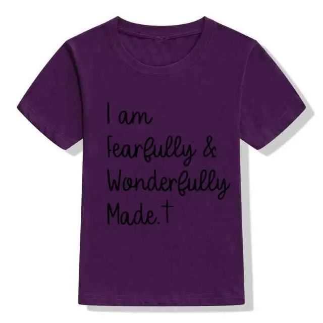 Fearfully and Wonderfully Kids Shirt To God be The Glory Creations H793-KSTPP- 24M