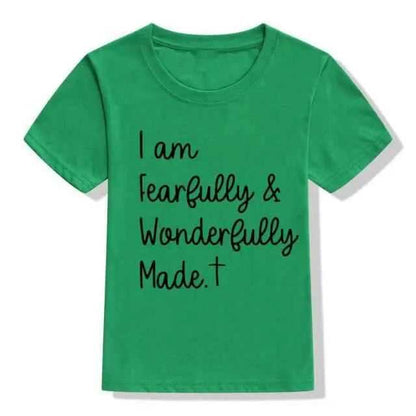 Fearfully and Wonderfully Kids Shirt To God be The Glory Creations H793-KSTGN- 12T