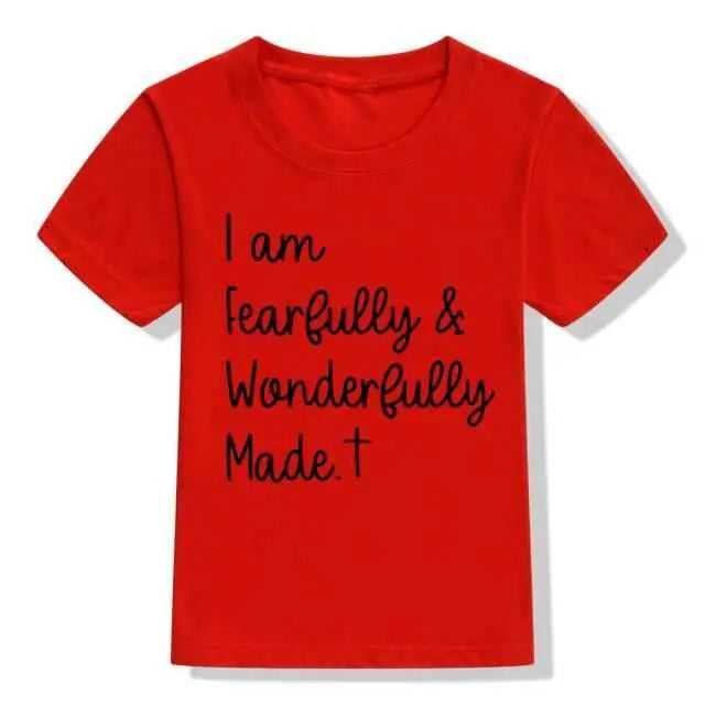 Fearfully and Wonderfully Kids Shirt To God be The Glory Creations H793-KSTRD- 12T