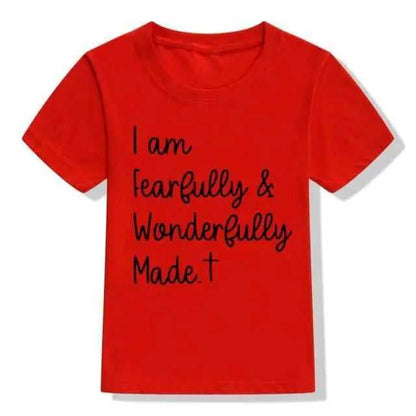 Fearfully and Wonderfully Kids Shirt To God be The Glory Creations H793-KSTRD- 12T