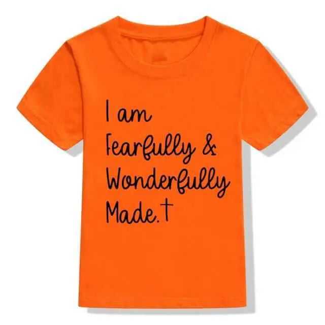Fearfully and Wonderfully Kids Shirt To God be The Glory Creations H793-KSTOG- 12T