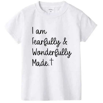 Fearfully and Wonderfully Kids Shirt To God be The Glory Creations