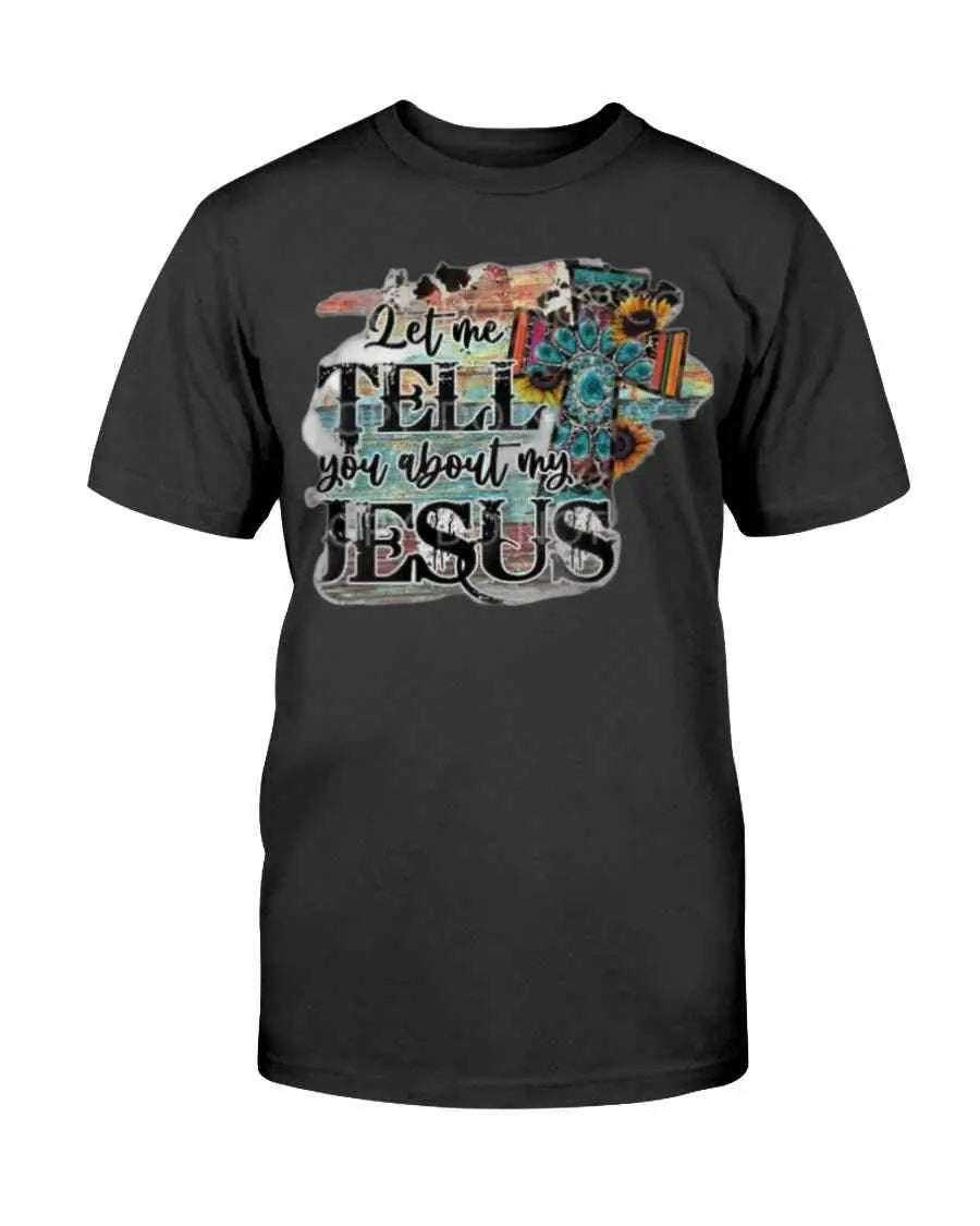 Flower cross T-Shirt Shirts Fuel Black S