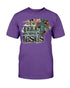 Flower cross T-Shirt Shirts Fuel Purple S