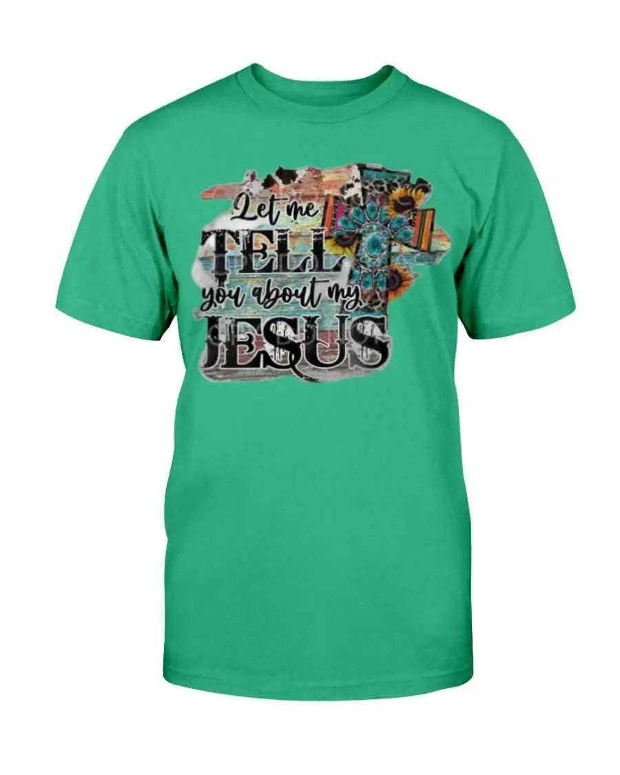 Flower cross T-Shirt Shirts Fuel Antique Irish Green S