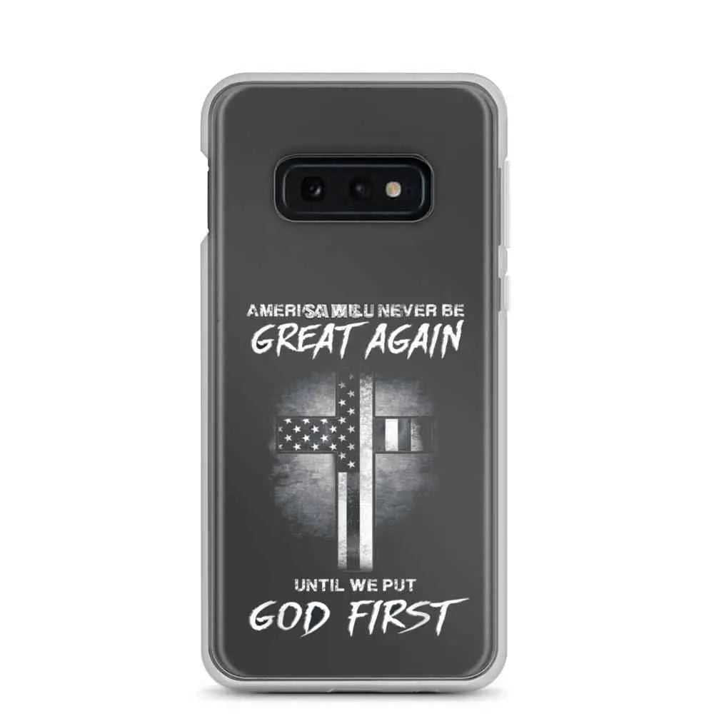 God first Samsung Case religious To God be The Glory Creations Samsung Galaxy S10e