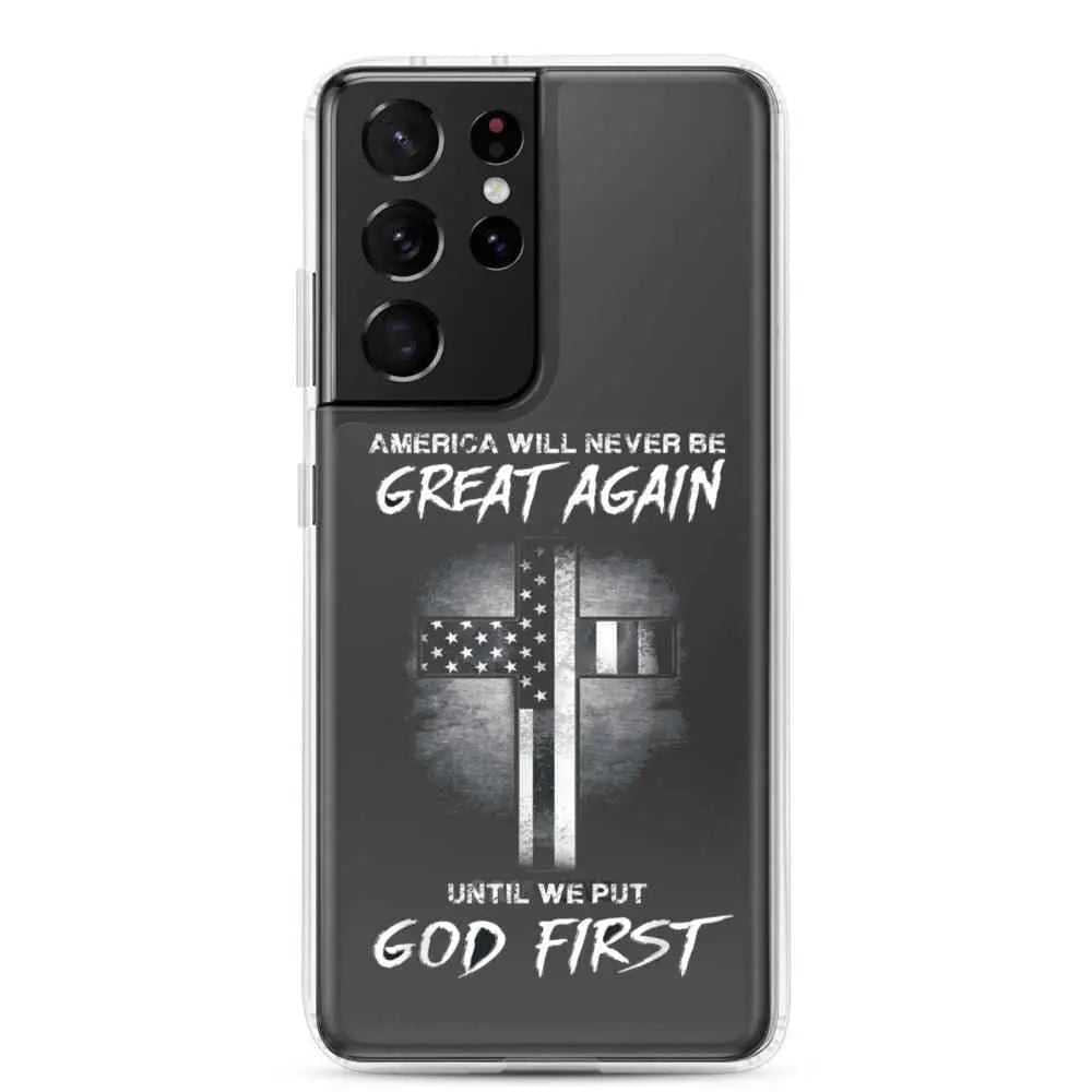 God first Samsung Case religious To God be The Glory Creations Samsung Galaxy S21 Ultra