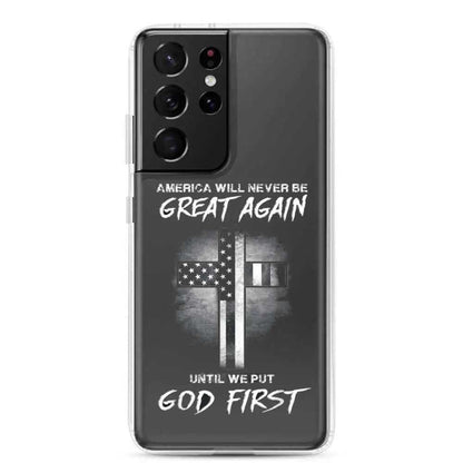 God first Samsung Case religious To God be The Glory Creations Samsung Galaxy S21 Ultra