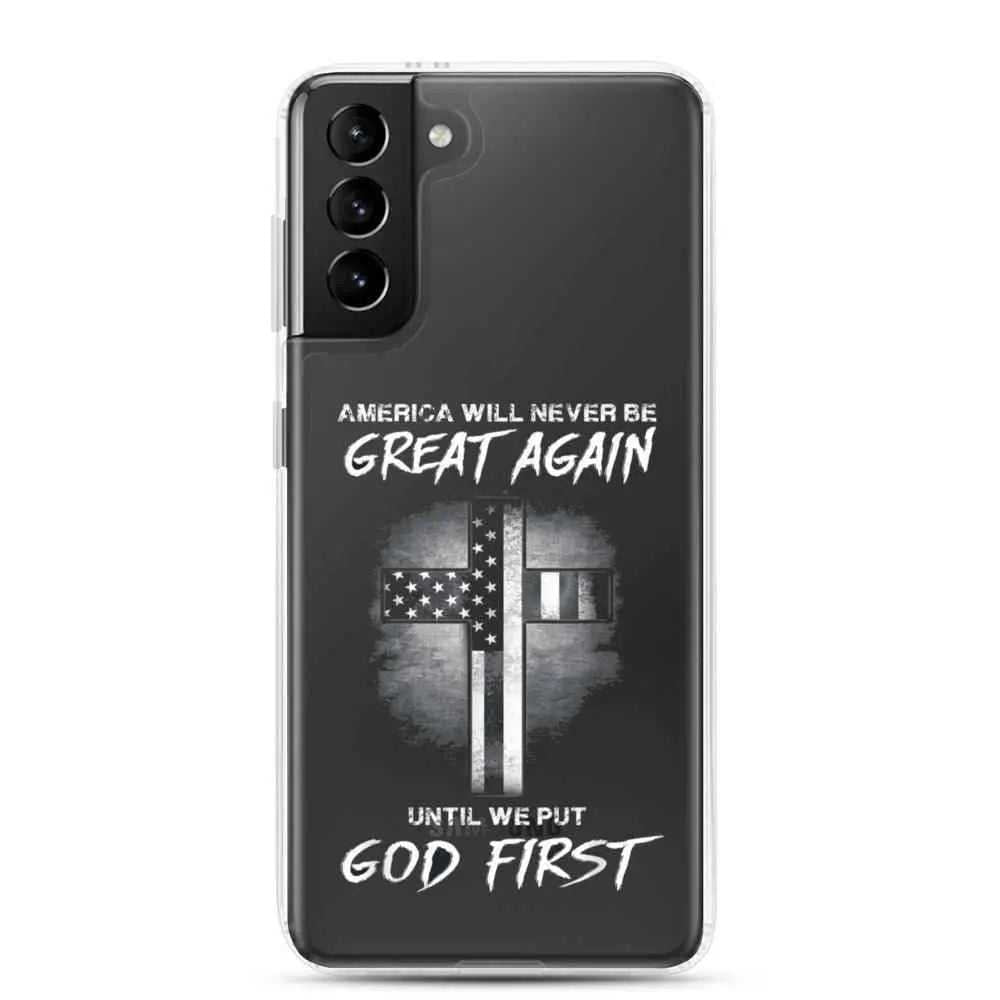 God first Samsung Case religious To God be The Glory Creations Samsung Galaxy S21 Plus
