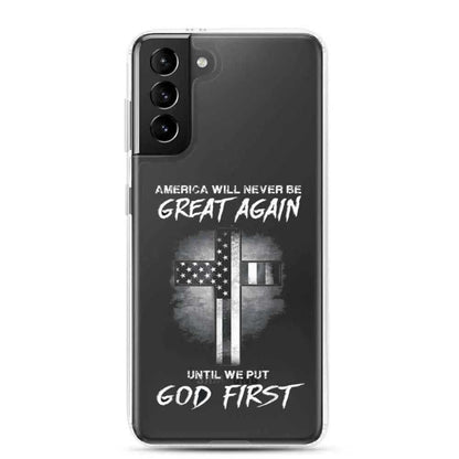 God first Samsung Case religious To God be The Glory Creations Samsung Galaxy S21 Plus