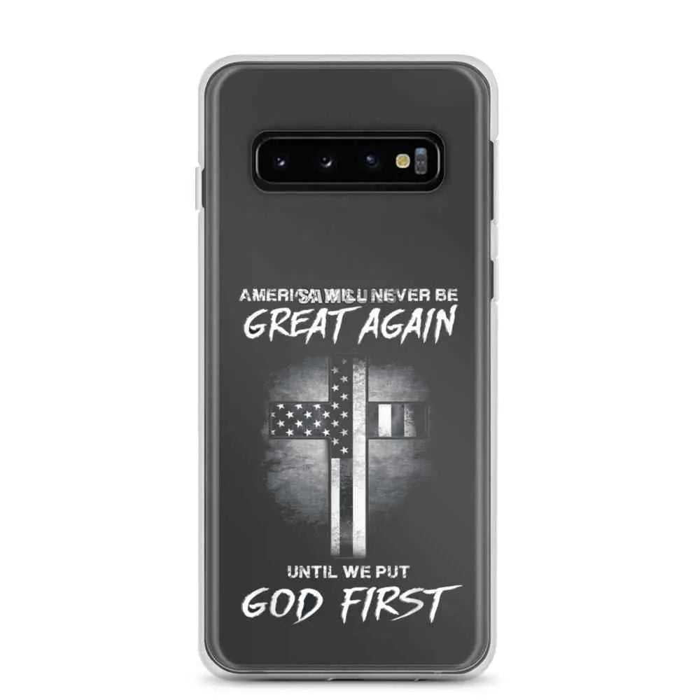 God first Samsung Case religious To God be The Glory Creations Samsung Galaxy S10