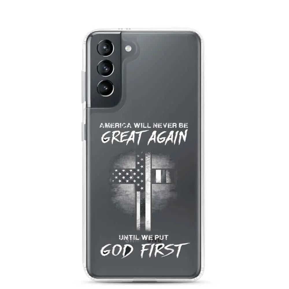 God first Samsung Case religious To God be The Glory Creations Samsung Galaxy S21
