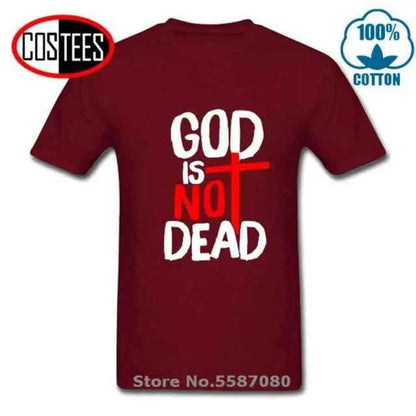 God Is Not Dead T shirt religious To God be The Glory Creations Burgandy XXL Pack of 5 or more