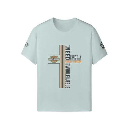 Harley Davidson Cross T-shirt PODpartner Aluminium XS