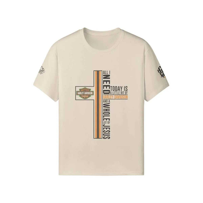 Harley Davidson Cross T-shirt PODpartner Beige XS