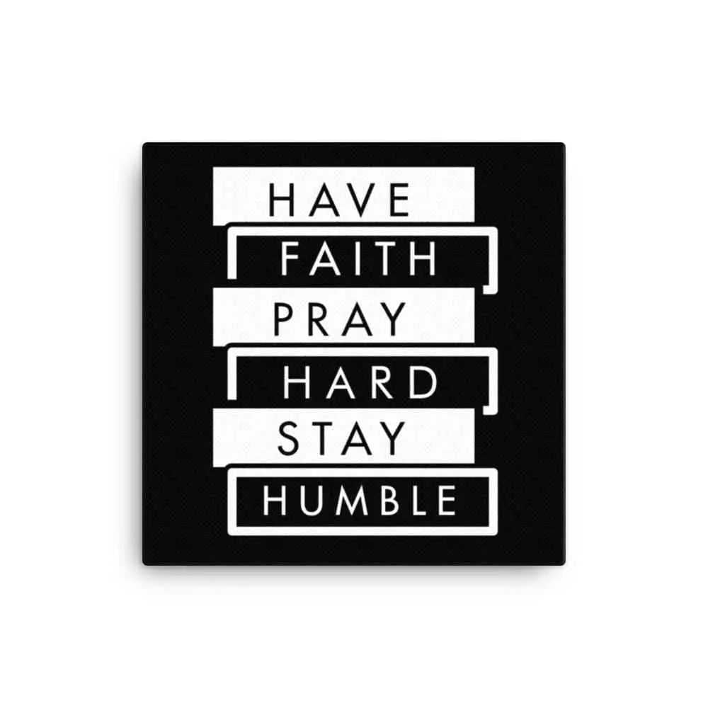Have faith Canvas religious art To God be The Glory Creations 16″×16″