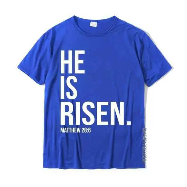 He Is Risen T-shirt religious unisex To God be The Glory Creations Blue XXXL