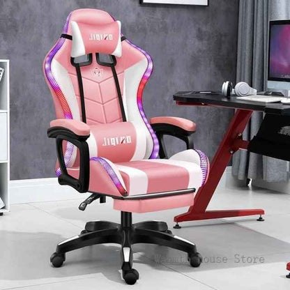High quality gaming chair RGB light office chair To God be The Glory Creations China RGB