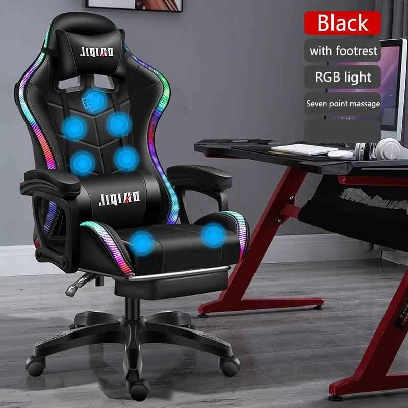 High quality gaming chair RGB light office chair To God be The Glory Creations