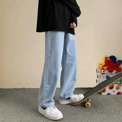 Hip Hop loose fit Jeans very durable To God be The Glory Creations Light blue Asia M (50-57.5kg)