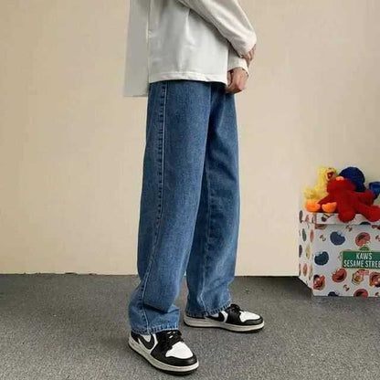 Hip Hop loose fit Jeans very durable To God be The Glory Creations Blue Asia XXL (72.5-80kg)