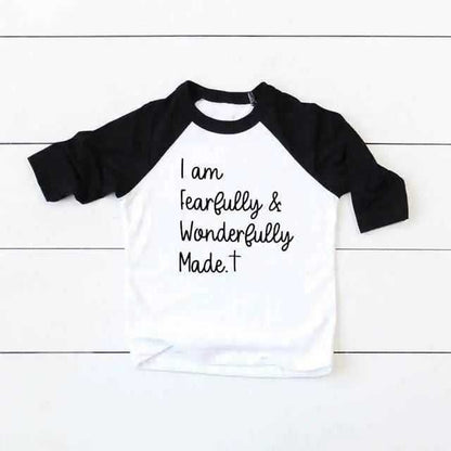 I Am A Child of God Baby ; Kids T-Shirt To God be The Glory Creations H793-KRTBK- 8T