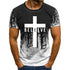 I Believe God Christian Men Soft T-shirt To God be The Glory Creations white L