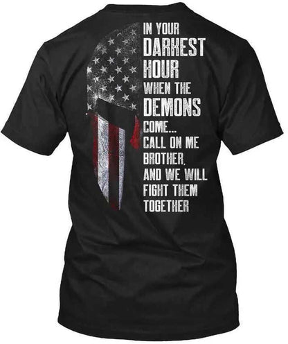 In Your Darkest Hour T-Shirt religious To God be The Glory Creations