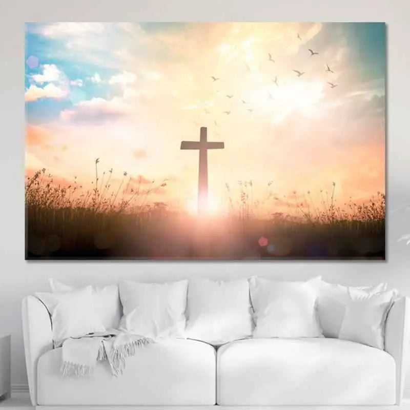 Jesus Cross Wall Art religious To God be The Glory Creations