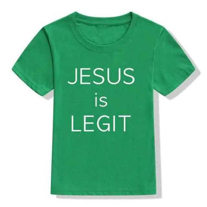 Jesus Is Legit Faith Jesus Saves Toddler To God be The Glory Creations 54T1-KSTGN- 12M