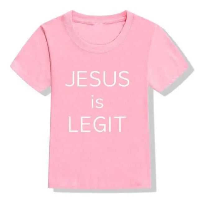 Jesus Is Legit Faith Jesus Saves Toddler To God be The Glory Creations 54T1-KSTPK- 4T