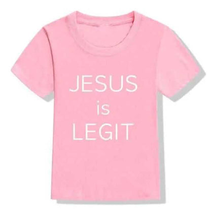 Jesus Is Legit Faith Jesus Saves Toddler To God be The Glory Creations 54T1-KSTPK- 4T