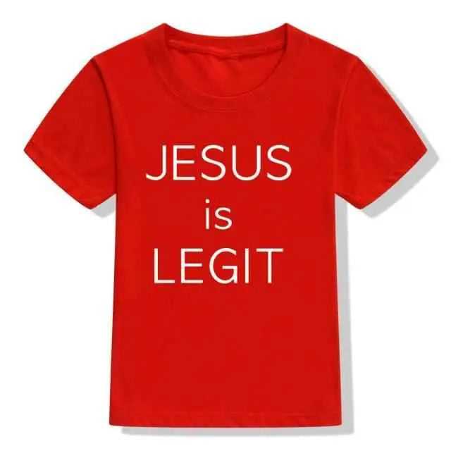 Jesus Is Legit Faith Jesus Saves Toddler To God be The Glory Creations 54T1-KSTRD- 12M