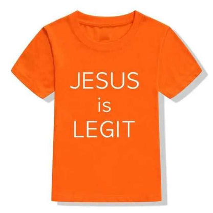 Jesus Is Legit Faith Jesus Saves Toddler To God be The Glory Creations 54T1-KSTOG- 24M