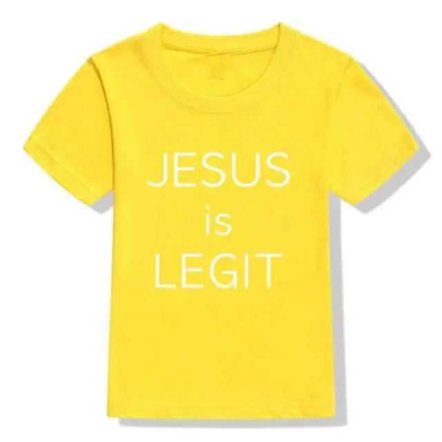 Jesus Is Legit Faith Jesus Saves Toddler To God be The Glory Creations 54T1-KSTYE- 12M