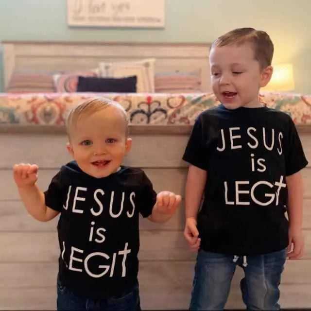 Jesus Is Legit Faith Jesus Saves Toddler To God be The Glory Creations