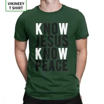 Know Jesus Know Peace Christian T-Shirts To God be The Glory Creations