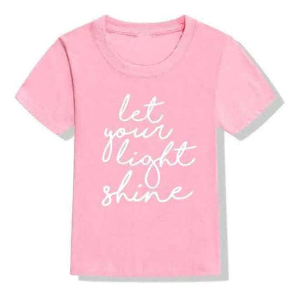 Let Your Light Shine Kids Shirt To God be The Glory Creations 53J9-KSTPK- 10T