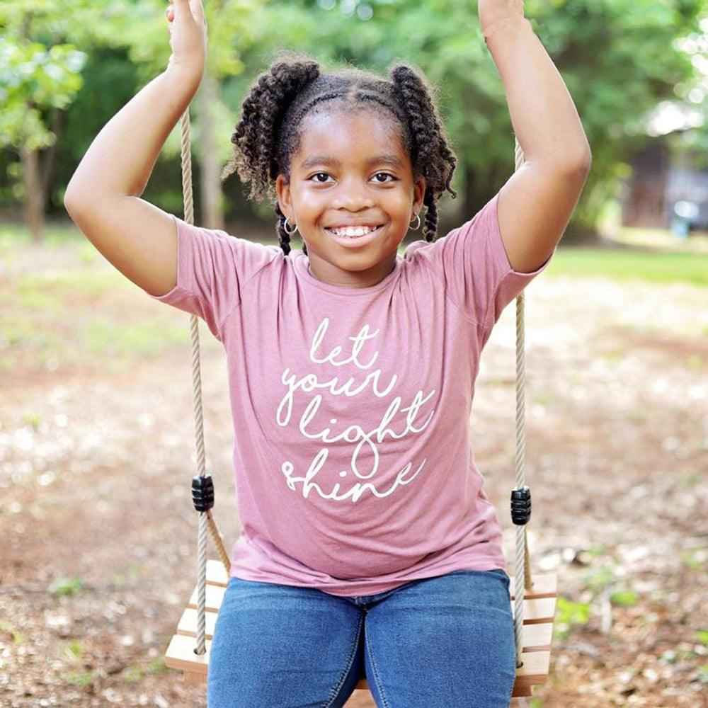 Let Your Light Shine Kids Shirt To God be The Glory Creations
