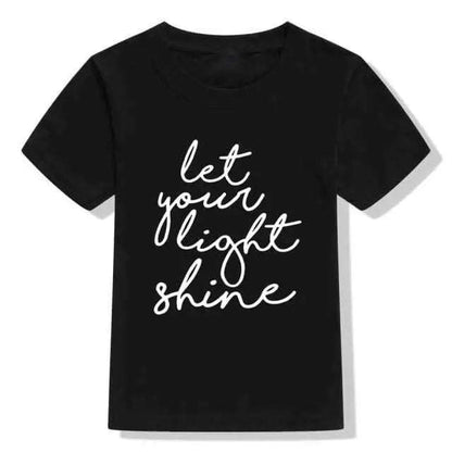 Let Your Light Shine Kids Shirt To God be The Glory Creations
