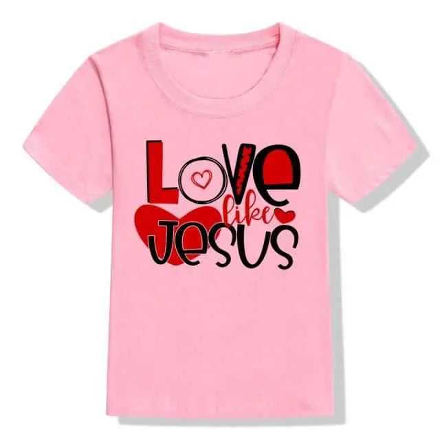 Love Like Jesus Kids Valentine To God be The Glory Creations H758-KSTPK- 3T