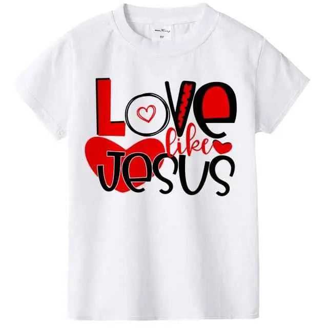 Love Like Jesus Kids Valentine To God be The Glory Creations H758-KSTWH- 12T